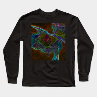 Black Panther Art - Glowing Edges 102 Long Sleeve T-Shirt